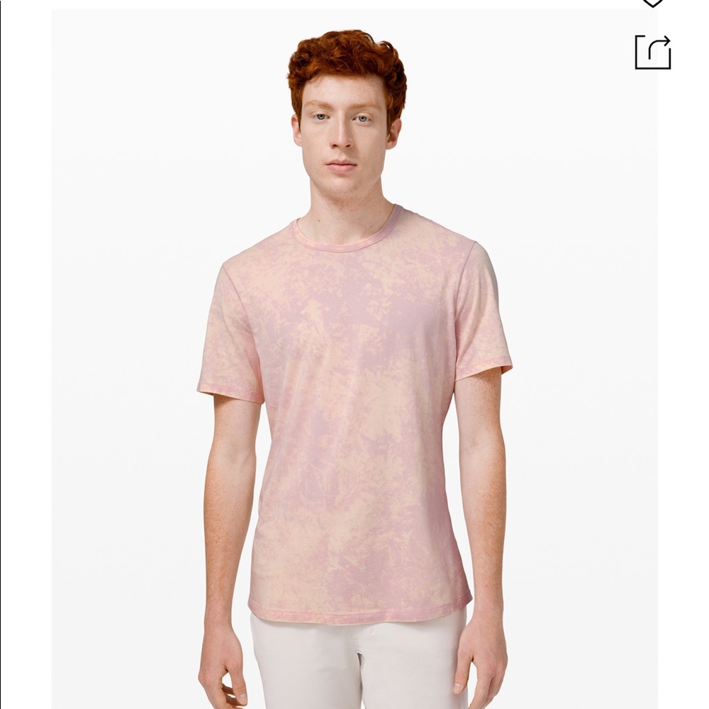 ISO men’s pink wash 5 year basic tee